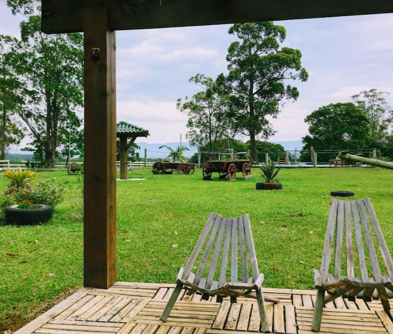 Haras Trevo De Ferro, Praia, Piscina E Campo トーレス エクステリア 写真